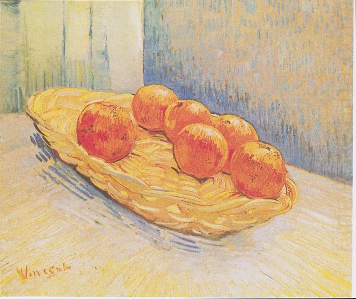 Vincent Van Gogh Still Life with Oranges Basket china oil painting image